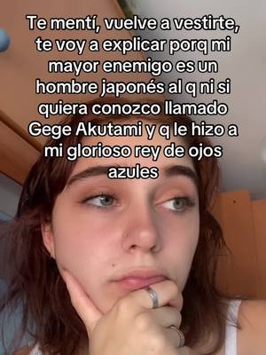 A post by @m_isformanaka on TikTok caption: Es una larga historia #anime #gojo #gojousatoru #satorugojo #gege #gegeakutami #animefan #jujutsukaisen #jjk #jujutsukaisenmanga #relatable cd:@baylett02