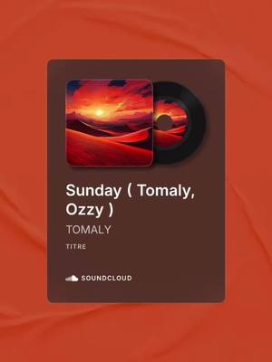 A post by @tomaly_ on TikTok caption: New release ! 🫶🏽 #soundcloud #musique #sunday 