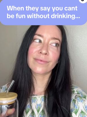 A post by @thesweetsyrup on TikTok caption: The amount of times I’ve had friends come up to me and just scream “come on drink with me!” “You’ll be so much more fun!” “Why aren’t you having fun?!” I have just as much fun going out without drinking as I do with drinking. The only thing I don’t have fun is them annoying the crap out  of me 🤣 Anyone else experience this or am I the only one?!  #thesweetsyrup #goingout #havingfun 