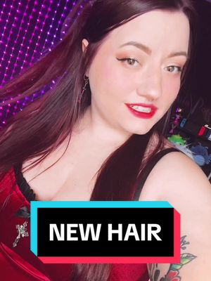 A post by @sagevouivre on TikTok caption: New hair who dis? 💜