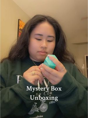 A post by @kaelyncompechi on TikTok caption: that hurt… #sonnyangel #smiski #miffy #unboxing #mystery #mysterybox #rkive #rm #bts #btsarmy #fyp