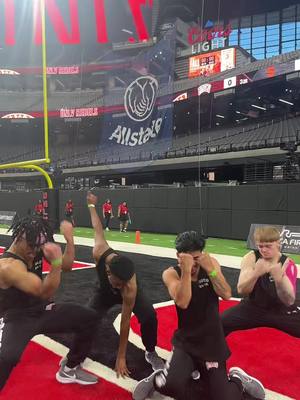 A post by @unlvrgandco on TikTok caption: ITS GAME DAYYYYYYYYYYYYY #unlv #CollegeFootball #collegedance #GAMEDAY 