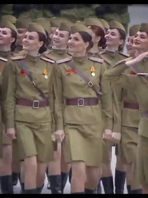 A post by @yonizedit on TikTok caption: P3 #female #military #parade #march #russia #vs #northkorea🇰🇵 