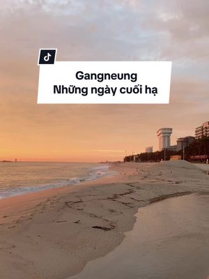 A post by @tienghanjinju on TikTok caption: 🌻 Good bye summer #duhocsinh #강릉 #gangneung #hanquoc #bìnhyên #dulich #dulichhanquoc #CapCut 