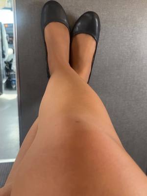 A post by @briannachrstine on TikTok caption: This weeks shoe: Ballet Flats 🩰 #flightattendant #cabincrew #flightcrew #firstclass  #flightattendants #legs #feet #hose #pantyhose #fyp #flightattendantlife #flightattendantlifestyle #flightattendantslife #flightattendantproblems #flightattendantclub #falife #falifestyle #crewlife #cabincrew #stewardess #friendlyskies✈️ #blackflightattendantsusa #blackflightattendants #blackflightattendant #stewardesslifestyle #stewardesslife