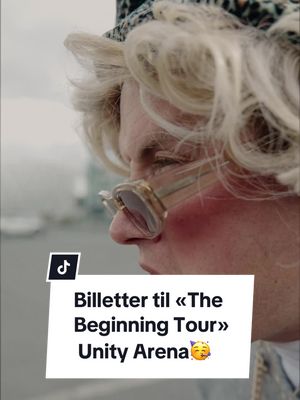 A post by @broilermusic on TikTok caption: Billetter i salg om 1 time!!😍😍 #broiler #thebeginning #unityarena #telenorarena #fyp 