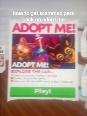 A post by @roblox.stars on TikTok caption: comment your username and share with friends! #pets #adoptme #roblox 