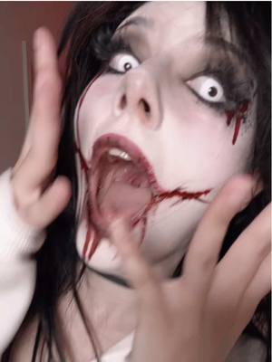 A post by @notmeggii on TikTok caption: Oopse i Jeff’d in my keeeller ….. oop.. . #jeffthekiller #jeffthekillercosplay #creepypasta #creepypastacosplay jeff the killer