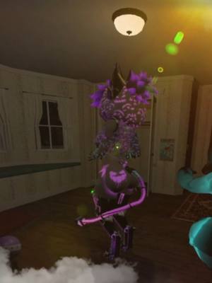 A post by @godzillacious98 on TikTok caption: o-o Doll!  #vrchathorrorgame #vrchatfurrycommunity #vrchatmemes #vrchatavatar #vr #furrytiktok @teasmcgee