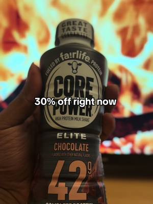 A post by @ilovedeals1 on TikTok caption: Core Power Elite Chocolate #TikTokShop #tiktokpartner #tiktokmademebuyit #deals #shopping #tiktokshopfinds #trending #fypシ゚viral #fyp #viral #ghostengerydrink #shop #core #corepower #corepowerprotein 