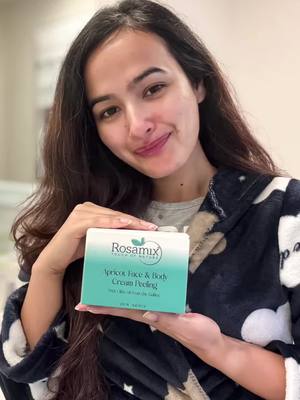 A post by @artist_aanchal on TikTok caption: Meet your skin's new best friend—Rosamix Apricot Face & Body Cream Peeling by @®ROSAMIX Packed with the power of nature!🌿 In just minutes, your skin is bright, hydrated, and refreshed—ready to take on the day!🌟 Get yours now! The link is in my bio.💁🏻‍♀️ #beautyinfluencer #contentcreators #usainfluencer #beautytip #rosamix #rosamixnature #rosamixusa #artist_aanchal 