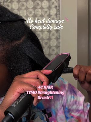 A post by @lawrenciadoll on TikTok caption: Growing 4C hair at home 🎀 #tymopartner #4chair #naturalhairgrowth #4chairstyles #straight4chair #fyp 