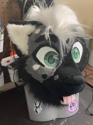 A post by @equinox.kitty on TikTok caption: Refurbishment project is for sale! Tags #fursuit #fursuitmaker #fursuitmaking #fursuitwip #fursuitcommission #fursuitcommissions #fursuitdance #furryfandom #furryart #furryartist #fursona #fursuiter #fursuits #fursuiters #fursonas #furrytiktok #fursuitrefurb #fursuiting #fursuitwip #furrywip #furries #furry #furryconvention