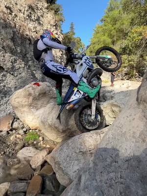 A post by @iridehardenduro on TikTok caption: Forest Race ✅ qualifying day today ⏱️ 1st @wadeyoung55  2nd @m_letti304  3rd @billybolt57  Next up ➡️ MOUNTAIN RACE The big final from Sea to Sky - literally 🫡 #iridehardenduro #hardenduro #Motorsport #racing 