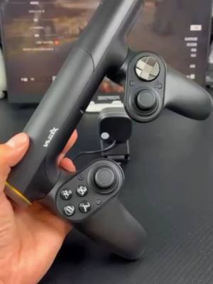 A post by @x.test on TikTok caption: Top gamepad for shooters. Aiming and shooting is now much more convenient. It is necessary to aim at the target with a special muzzle.