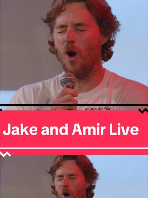 A post by @okblumer on TikTok caption: Fun highlights from our NYC show. Chicago, youre next! #jakeandamir #live 