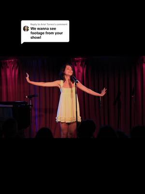 A post by @alexpoulx on TikTok caption: Replying to @Ariel Torres a song from my first show <3 yes, my heart - carnival #musicaltheatre  #soprano 