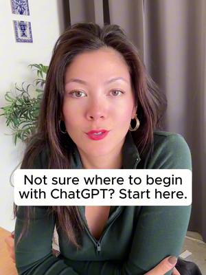 A post by @chatgpt on TikTok caption: The secret to unlocking what's the point of using ChatGPT is... to ask it :)  | @askcatgpt Creator Takeover