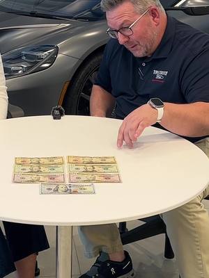 A post by @tcfordalabama on TikTok caption: SALESPERSON TRIVIA!!! 💥💥 Janey vs Jay! #f150 #funny #cardealership #humor #bronco #ford #fordbronco 