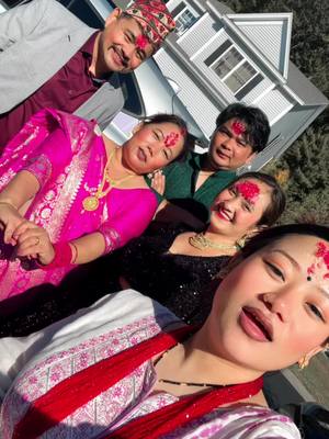 A post by @saguntamang1 on TikTok caption: #happydashain #tik_tok #foryourpage #saguntamang1 #pregnant #blooper😂 @Chandika 