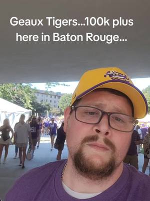 A post by @theryananderson on TikTok caption: Geaux Tigers...real fans here  for a night game in Death Valley.  #TeamRyan 