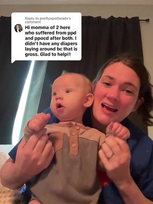 A post by @heathernicol on TikTok caption: Replying to @prettyxpotheadx #17diapers #diapersaroundthehouse #postpartumjourney 