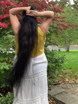 A post by @longhaircarolyn on TikTok caption: #Longhairjourney #realrapunzel #hairstyletutorial #hairtok #prettyhairstyles #longhaircommunity #hairbreakage #hairgrowthtips #hairfy #hairsticks #hairstick #hairstyleconfessions #hairstylevideo #hairstyleaddicts #hairstyle_ideas_ #hairstylegoals #lillarose #longhaircare 