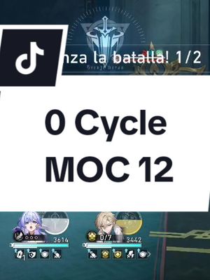 A post by @loquehagoporprotogemas on TikTok caption: 0 Cycle MOC 12 #HonkaiStarRail #moc12 #feixiao #topaz #aventurine #robin #showcase #gameplay #fyp 