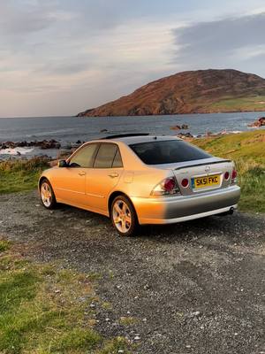 A post by @aaronjaki on TikTok caption: Original 98k Mile IS300 got 😄🫶 #fyp #carsoftiktok #sunroof #lexus #is300 #2jz 