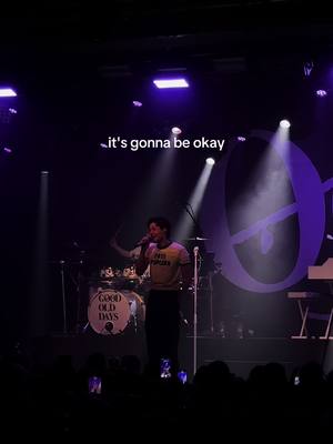 A post by @henrymoodie on TikTok caption: i’m so happy to be back on tour🥹 i think a thousand people singing pick up the phone back to me just healed me #fyp #singer #pickupthephone 