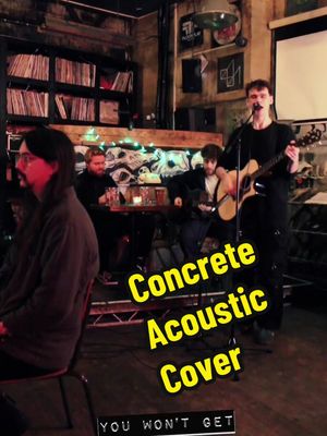 A post by @lovejoy_online on TikTok caption: An acoustic rendition of ‘Concrete’ to celebrate three years of Lovejoy’s Pebblebrain EP