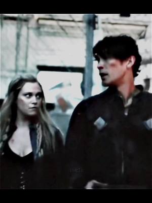 A post by @luvc1o on TikTok caption: au / bellarke <33                                  #bellarke #bellamyblake #clarkegriffin #the100 #editing #au #bellarkeedit #bellamyblakeedit #clarkegriffinedit #the100edits #beliza #the100edit 