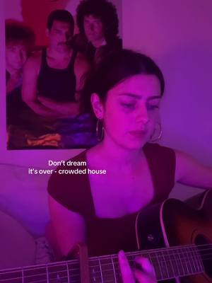 A post by @naxbeli on TikTok caption: #dontdreamitsover #crowdedhouse #songcover