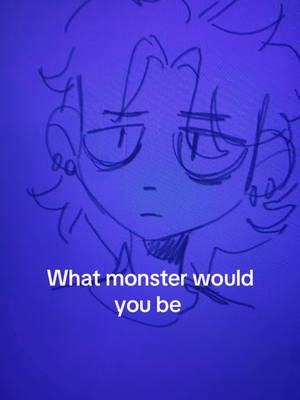 A post by @glitchet on TikTok caption: Decided to post again yayyyy!#selfart #art #oc #monster #monsterart #october #forupage #artchallenge 