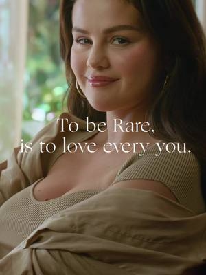 A post by @selenagomez on TikTok caption: When I started @Rare Beauty , I set out to create a brand that celebrates you—*every* side of you. I’m honored to launch this new campaign as a reminder that you are beautiful, you are special, and you are always worthy of love. ​ ​ To be Rare is to love every you. Love your rare. ​ #rarebeauty