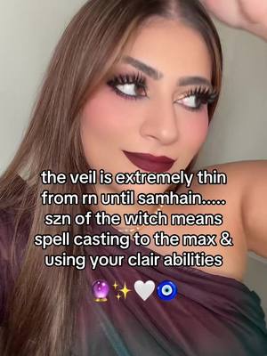 A post by @pentaclempress8 on TikTok caption: imma keep repeating this to y'all because i think if you want to strengthen your abilities, now is literally the time for you all to do it! you'll be able to see, hear, feel and get messages more clearly #witchtok #samhain #witchcraft 