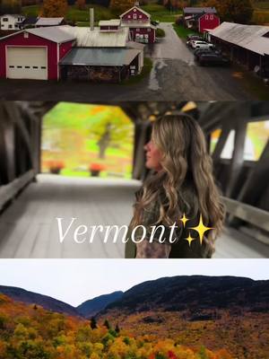 A post by @flightnurseshay on TikTok caption: #cambridgevt #vermont #leafpeeping 