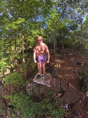 A post by @thor.nomad on TikTok caption: Hawaii day #6 i was told this gap goes as long as you can clear all the rocks and the massive gap. This spot is one of my favorites so far😝