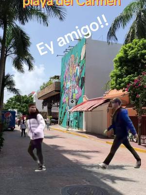 A post by @jeshuafunday on TikTok caption: #MemeCut cómo cuando vas caminando tranquilamente por la quinta avenida de Playa del Carmen y te empiezan a acosar todos los vendedores  Reserva con nosotros tu agencia de confianza  ##fundaytoursmexico##playadelcarmen##cancun##rivieramaya##tours##xcaret##fyp#Meme #MemeCut 