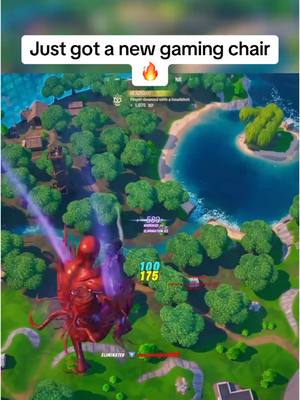 A post by @gamingvidz on TikTok caption: This chair really helps with fortnite😂 #fortnite #fortniteclips