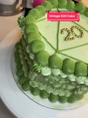 A post by @cher_raspberry on TikTok caption: My Magnum Opus 🧚🏻‍♀️✨ Should I make another one but different colors/designs? 👀 #vintagecake ##dnd##dndtiktok##dndcake##cleric##monk##barbarian##D20##nat20##cakedecorating##cakesoftiktok##cake##fyp##vintagecakedecorating##dungeonsanddragons