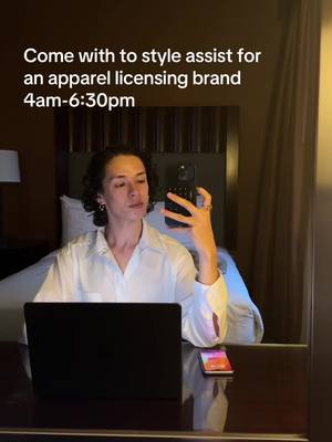 A post by @osodaryl on TikTok caption: Style assist for an apparel licensing brand  4am-6:30pm