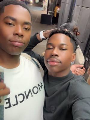 A post by @reallifeofcorey on TikTok caption: Good morning from me & @BigAnt 💅🏾 ❤️#fyp #fypシ #lgbt 