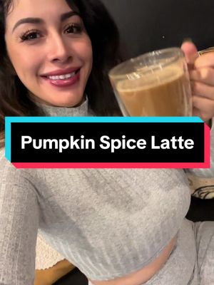 A post by @loyayabby on TikTok caption: Hoa hoa hoa season calls for pumpkin spice latte 🎃 #pumpkinspice #hoahoa #pumpkinspicelatte #easylatte #viral #fyp #paratii #coldweather #rvliving 