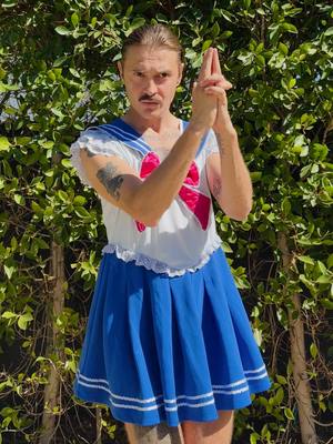 A post by @littlebig on TikTok caption: Look at our beautiful Sailor Moon! 🌙 #littlebig
