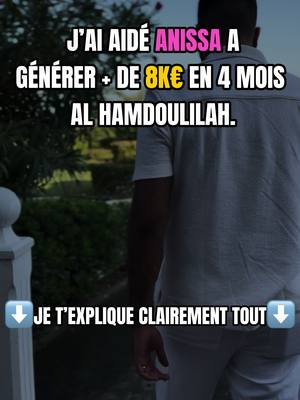 A post by @ethiconsulting on TikTok caption: Ils vendent tous de formations. Si tu n’as pas compris cela il faut que tu ouvres les yeux sur ce qui se passe autour de toi.  Nous sommes dans l’ère du digital. Le e-learning est un marché à environ 16% de croissance annuelle. Ceux qui se réveillent et surfent sur la vague prendront leur part du gâteau tandis que les autres laisseront passer cette opportunité, comme cela a été le cas pour les débuts du e-commerce, des cryptomonnaies ect. Je ne te propose pas d’acheter X formations, je t’apprends à les vendre pour surfer sur cette vague.  J’ai aidé Anissa à développer des compétences en acquisition clients, marketing, vente high-ticket, automatisation, setting et j’en passe.  Par la grâce d’Allah et avec ces compétences mises en pratique, elle a pu générer aujourd’hui près de 10K en quelques mois alors même qu’elle était assistance administrative et n’avais aucune connaissance dans le digital.  Si tu veux obtenir le plan d’action qui a permis à Anissa d’atteindre ces résultats, commente « GO » et je te l’explique en privé ✅🎁 #motivation #business #argent #libertefinanciere #mindset #musulman #musulmanes #musulmansdefrance 