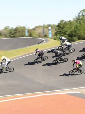 A post by @usabmx on TikTok caption: Stay RAD even when you get pushed wide onto the pro straight 🤘 #usabmx #bmx 