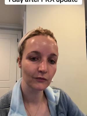 A post by @megjoylovesskin on TikTok caption: Update! 1 day after PRX procedure. #skincare #antiaging 