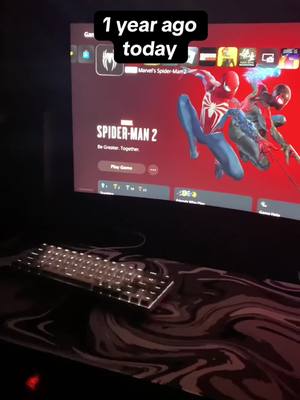 A post by @ronan.080 on TikTok caption: So sad that theres not gonna be any dlc #fyp #spiderman #marvel #ps5 #viral #spiderman2 #october20th #foryoupage #trending #fypage #peterparker #milesmorales #xyzcba 