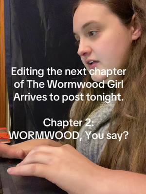 A post by @thecmc19 on TikTok caption: And who hasn’t thought that Matilda was a witch. Chapter 2 of the wormwood girl arrives. Will be posted later this evening. Please come down to ao3 and enjoy our funny little brain child. 